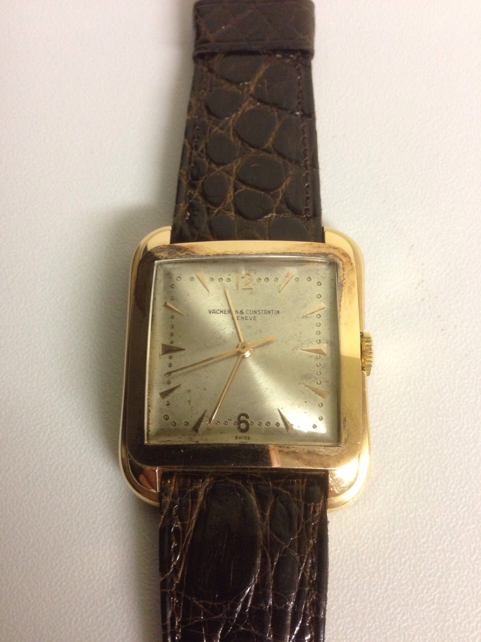 Vacheron & Constantin Toledo Ref: 4822 in Pink gold. Circa: 1950.