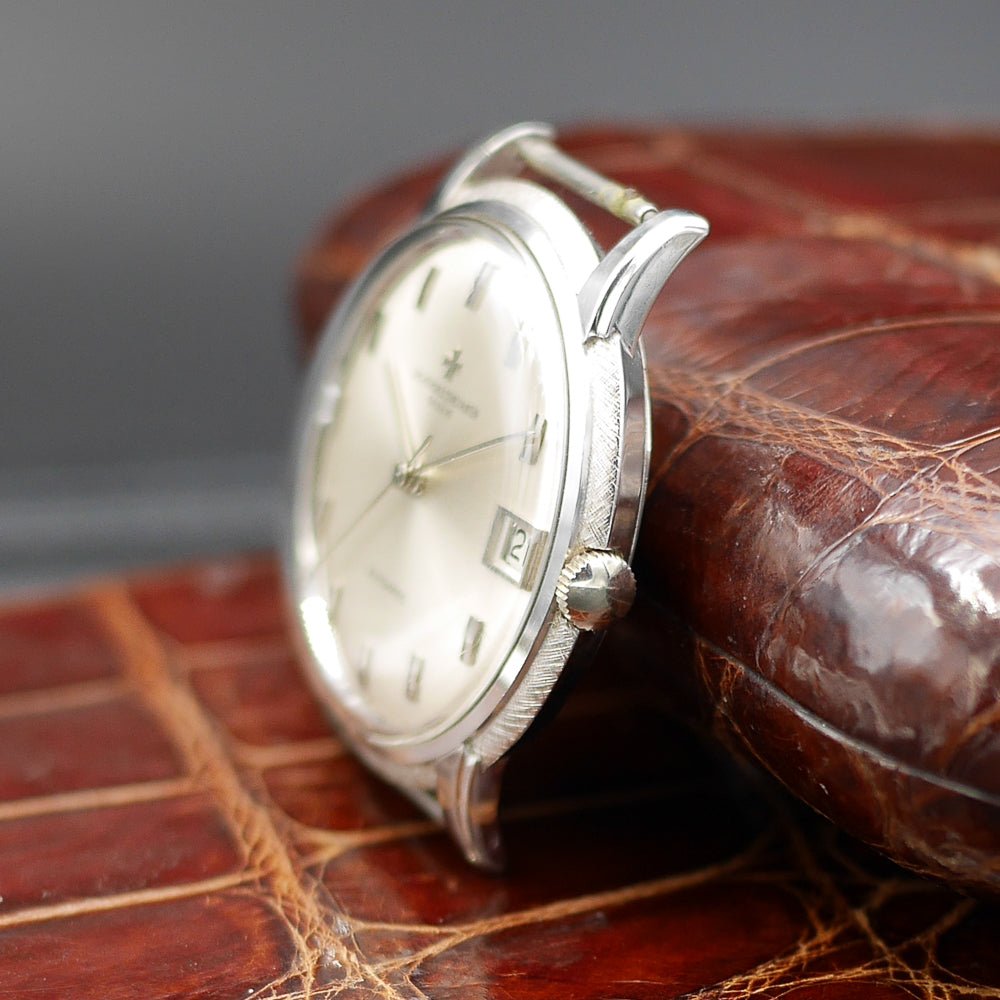 Vacheron&Constantin Vertical Indexes Ref:6394 in White gold. Circa:1955