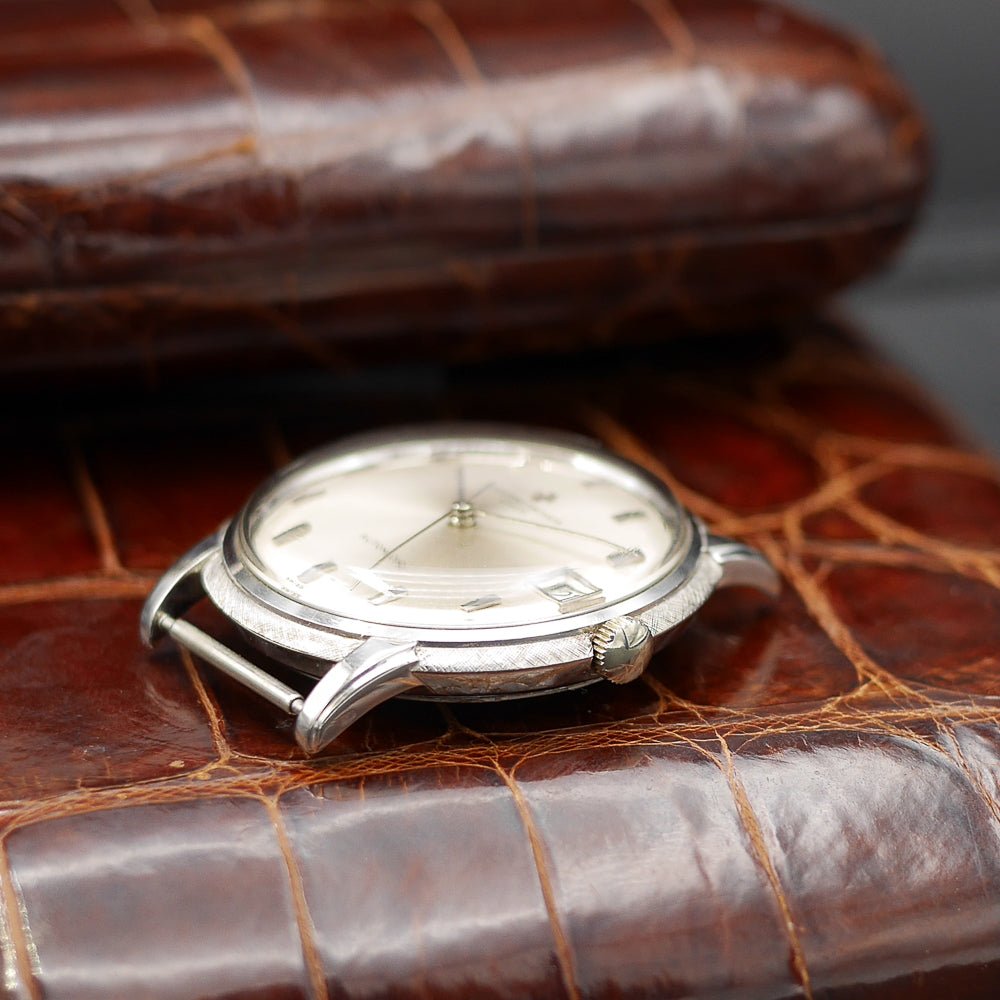Vacheron&Constantin Vertical Indexes Ref:6394 in White gold. Circa:1955