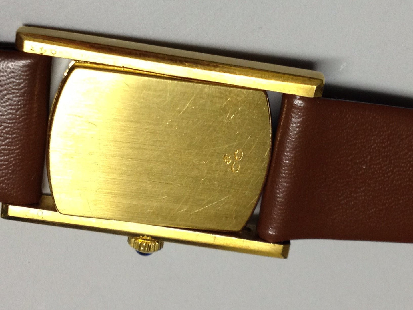 Cartier Tank Cabriolet in Yellow gold. Circa: 1960.