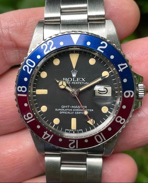 Rolex GMT Master Ref 1675 in Stainless Steel, 1979 Full Set