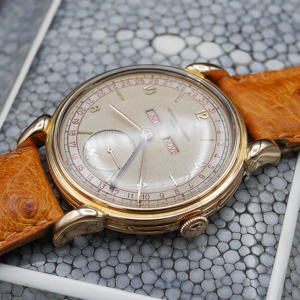 Vacheron & Constantin Triple Calendar in Pink gold. Circa: 1955.