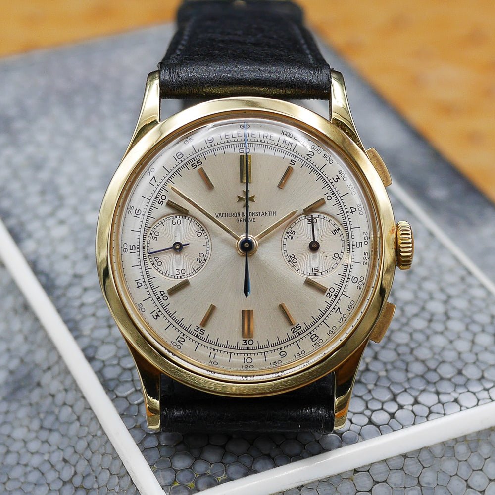 Vacheron&Constantin Chronograph Ref:4072 in Yellow gold. Circa:1955