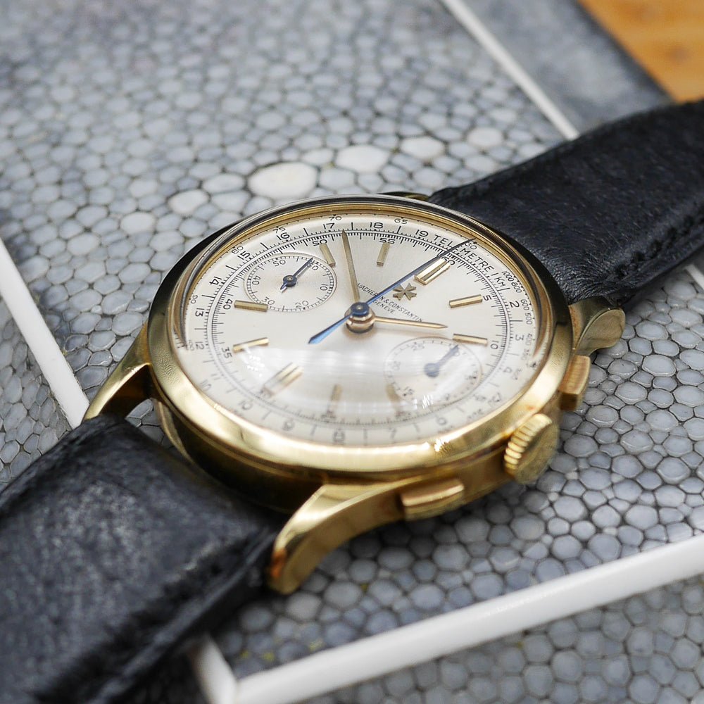 Vacheron&Constantin Chronograph Ref:4072 in Yellow gold. Circa:1955