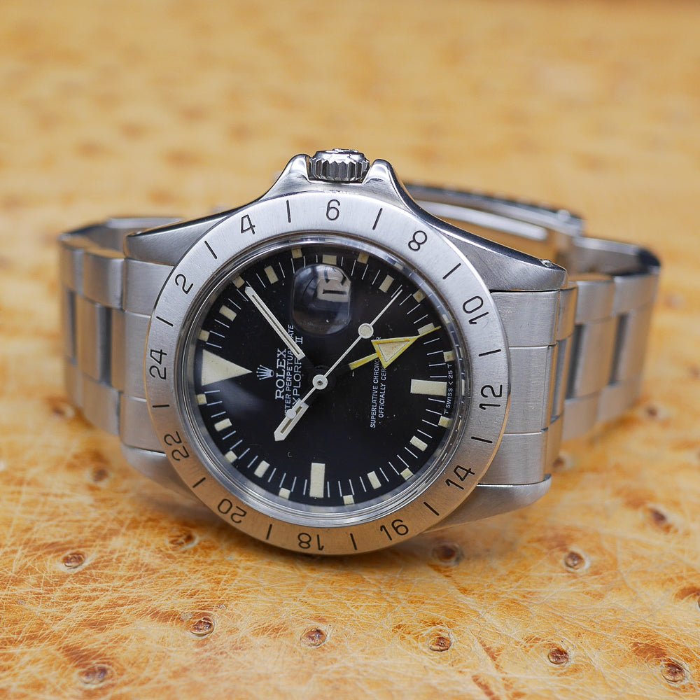 Rolex Explorer II Ref:1655 in Stainless steel. Circa: 1972.