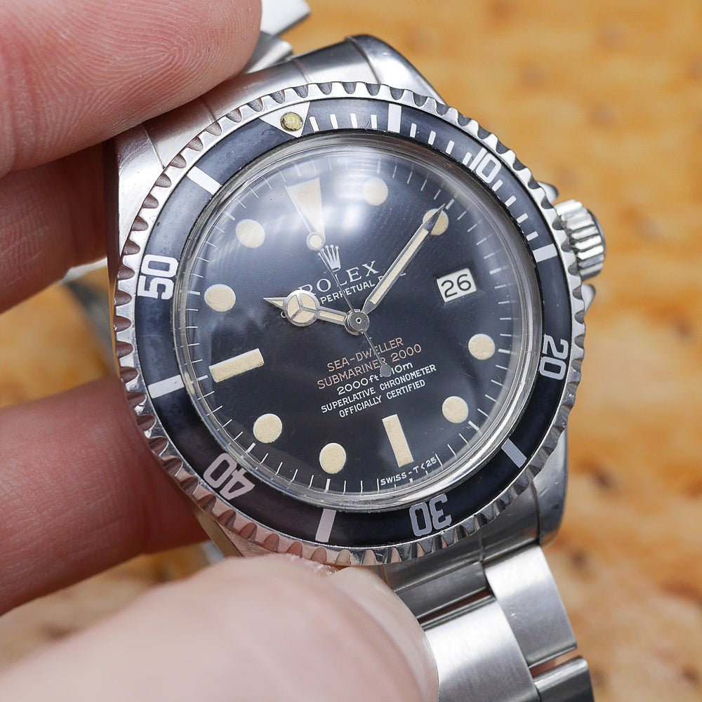Rolex Sea Dweller Patent Pending Ref: 1665 in Stainless steel. Circa:1967.