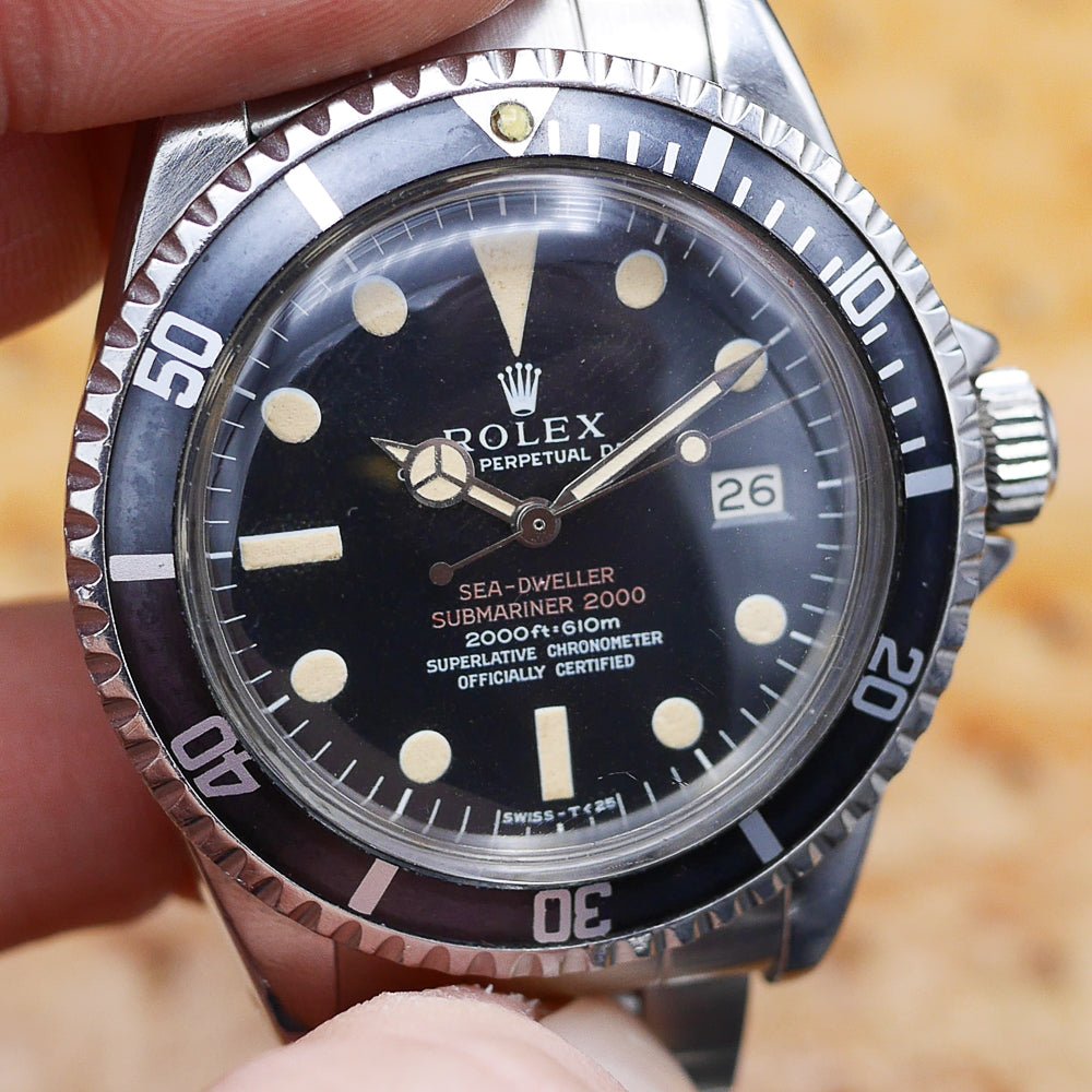 Rolex Sea Dweller Patent Pending Ref: 1665 in Stainless steel. Circa:1967.