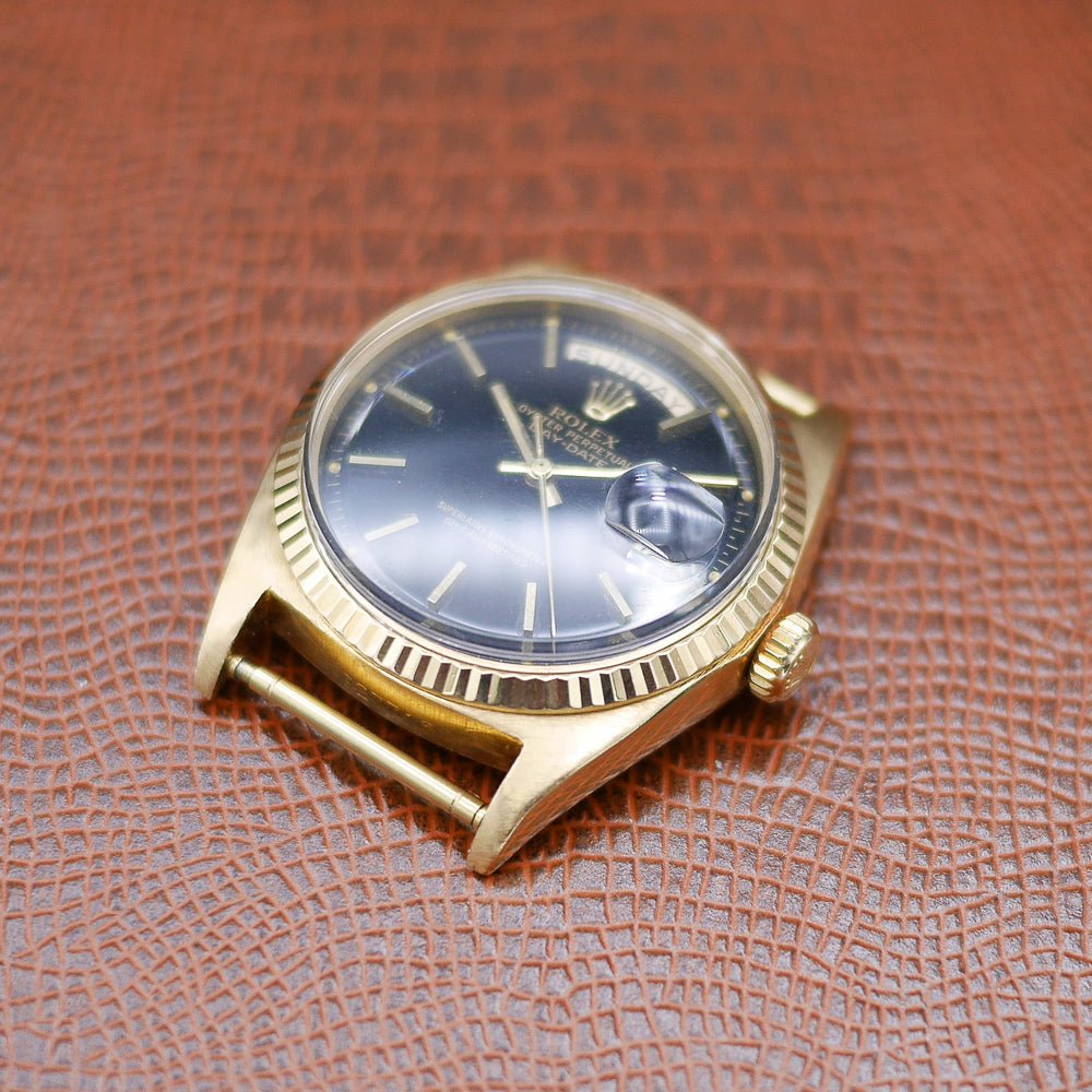 Rolex Oyster Perpetual Day Date in Yellow gold. Circa: 1968.
