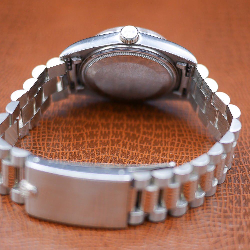 Rolex Oyster Perpetual Day Date in White gold. Ref: 1803. Circa: 1970.