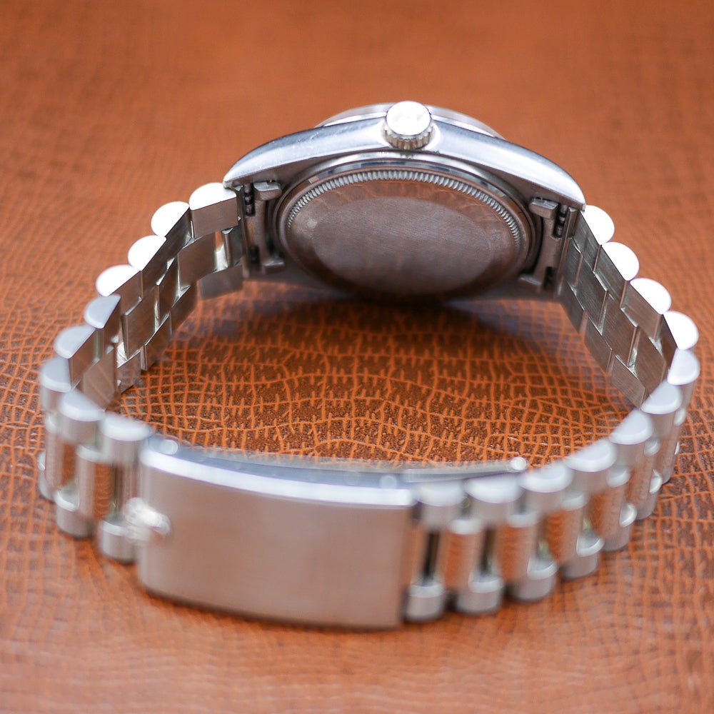 Rolex Oyster Perpetual Day Date in White gold. Ref: 1803. Circa: 1970.