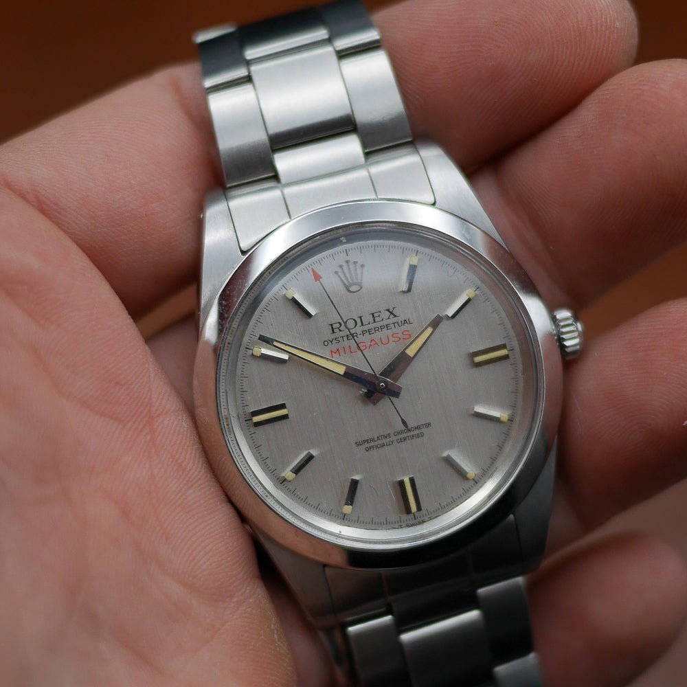 Rolex Milgauss Ref:1019 in Stainless steel. Circa: 1971.