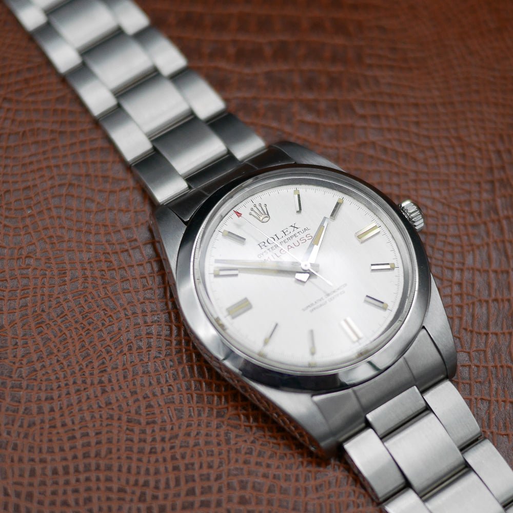 Rolex Milgauss Ref:1019 in Stainless steel. Circa: 1971.