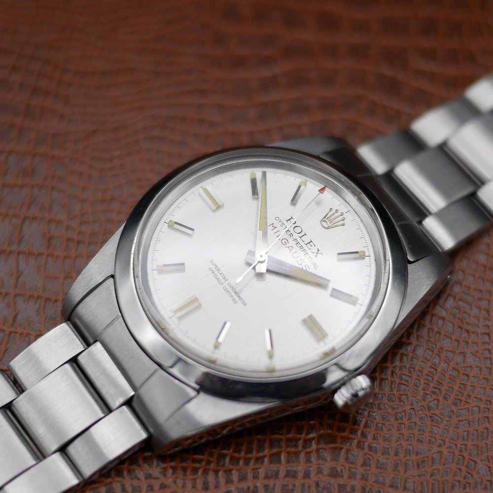 Rolex Milgauss Ref:1019 in Stainless steel. Circa: 1971.