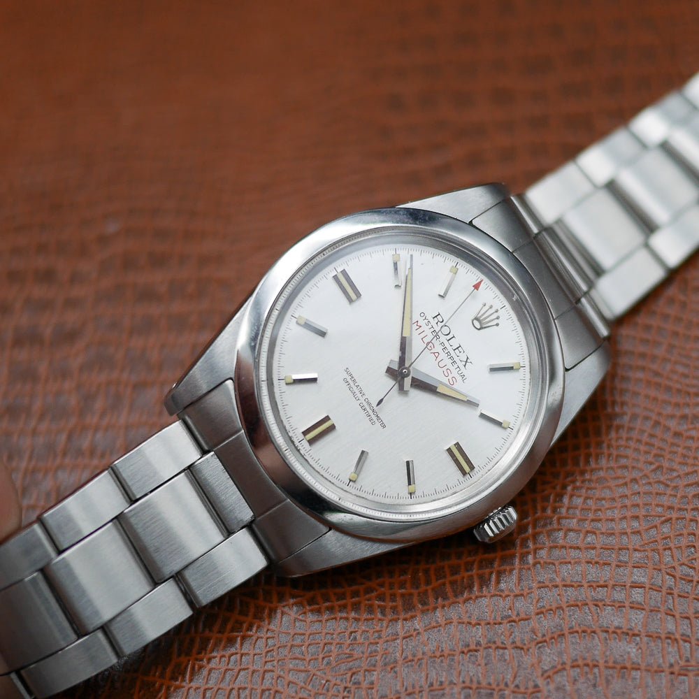 Rolex Milgauss Ref:1019 in Stainless steel. Circa: 1971.