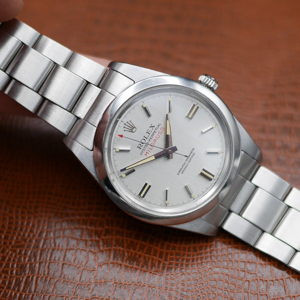Rolex Milgauss Ref:1019 in Stainless steel. Circa: 1971.