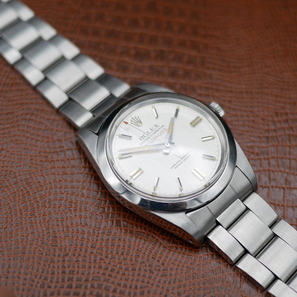 Rolex Milgauss Ref:1019 in Stainless steel. Circa: 1971.