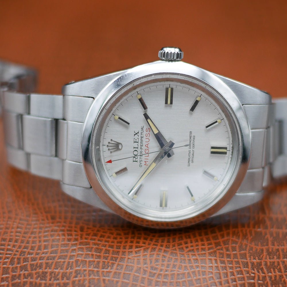Rolex Milgauss Ref:1019 in Stainless steel. Circa: 1971.