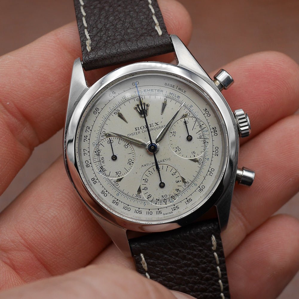 Rolex Oyster Chronograph Ref:6234 in Stainless steel. Circa:1960