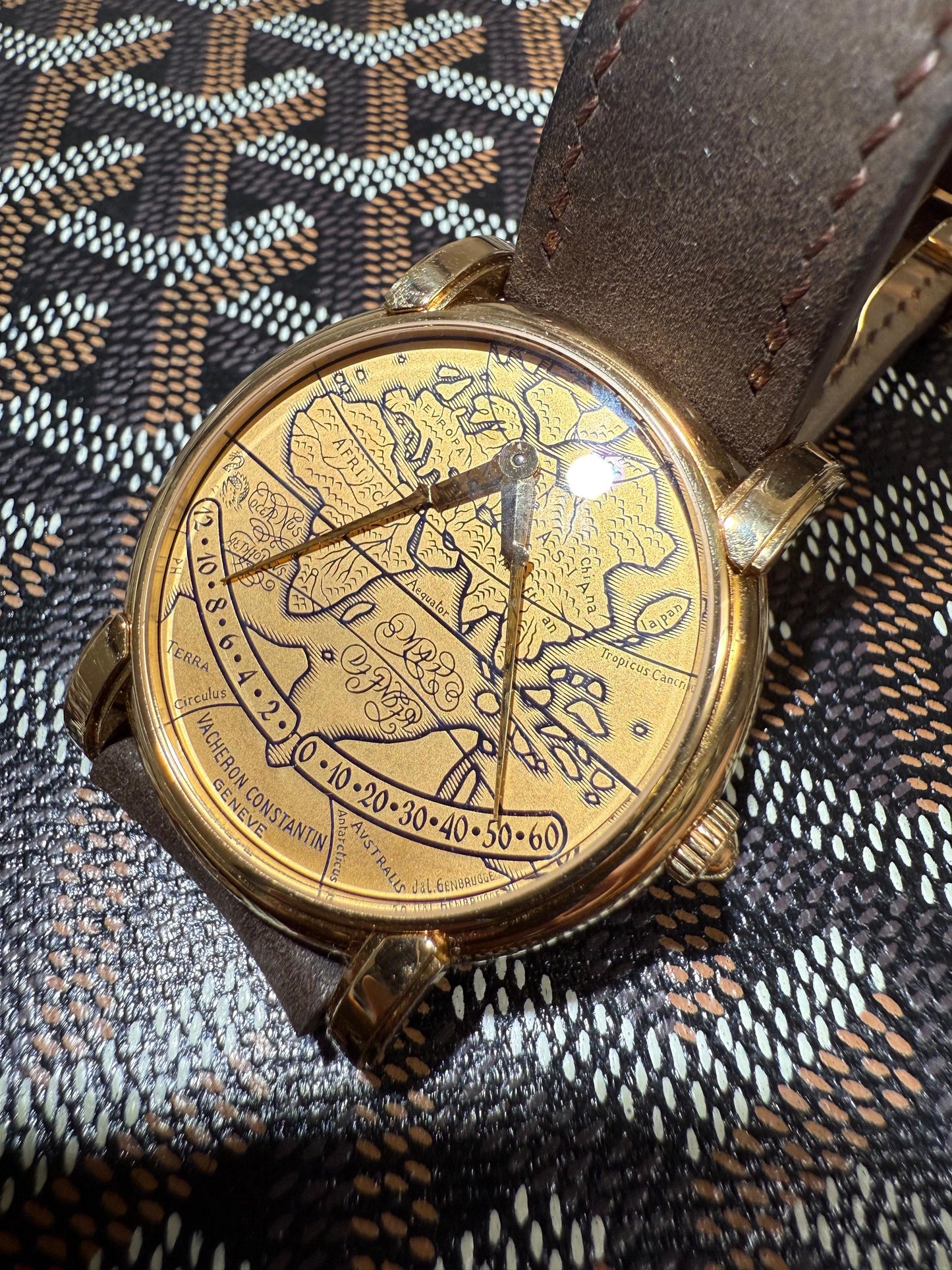 Vacheron & Constantin Mercator Réf: 43050 double rétrograde in yellow gold, 36mm, with Caliber 1120/2.