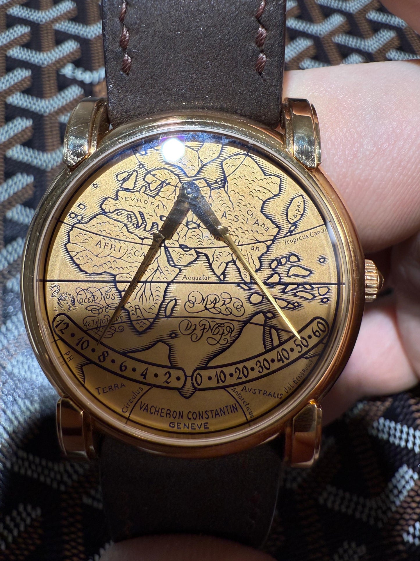 Vacheron & Constantin Mercator Ref: 43050 Double Rétrograde Yellow Gold, Circa 1994