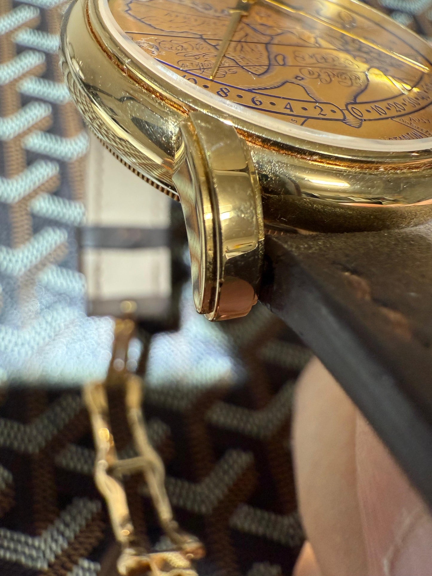 Vacheron & Constantin Mercator Réf: 43050 double rétrograde in yellow gold, 36mm, with Caliber 1120/2.