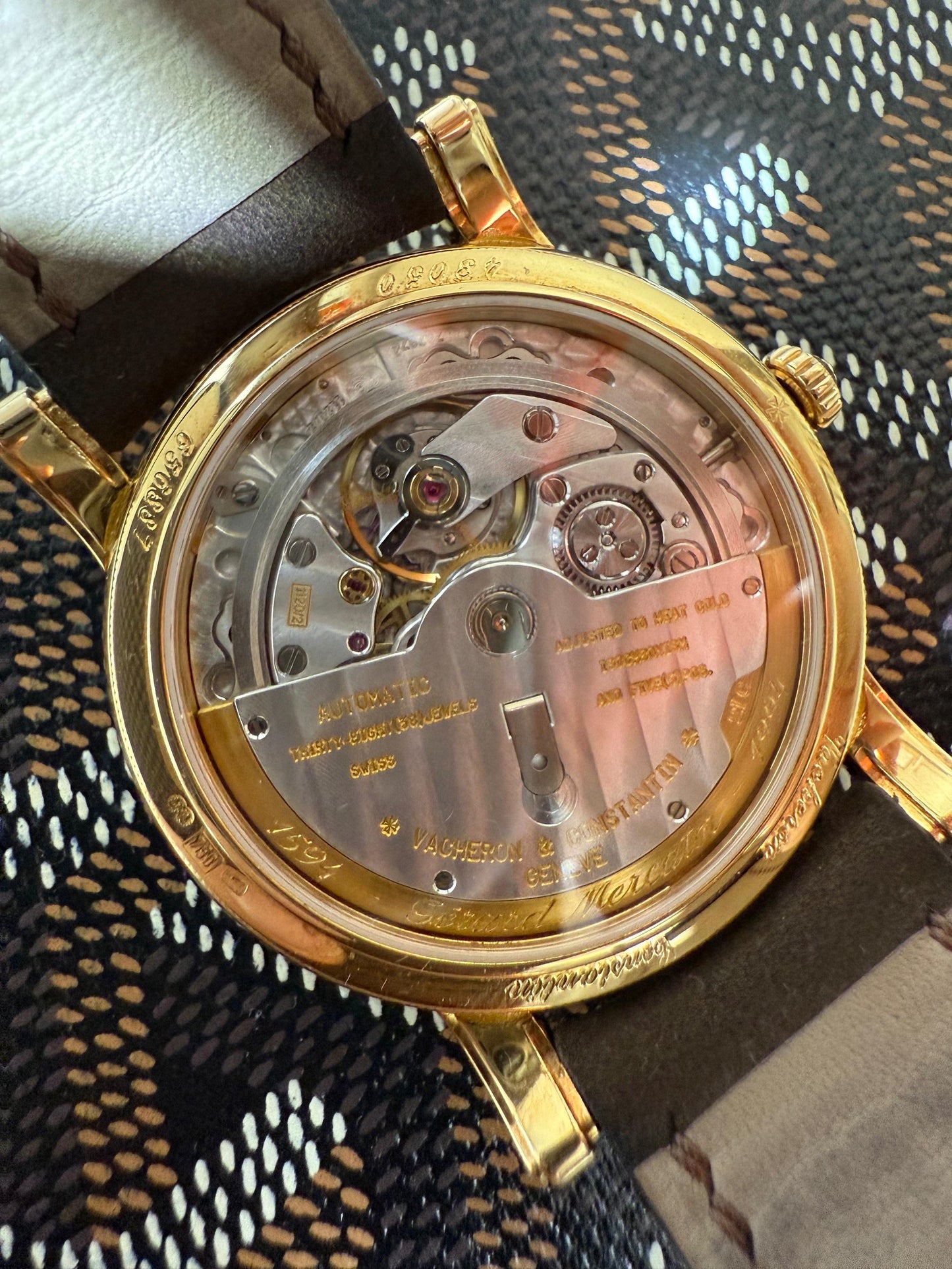 Vacheron & Constantin Mercator Réf: 43050 double rétrograde in yellow gold, 36mm, with Caliber 1120/2.