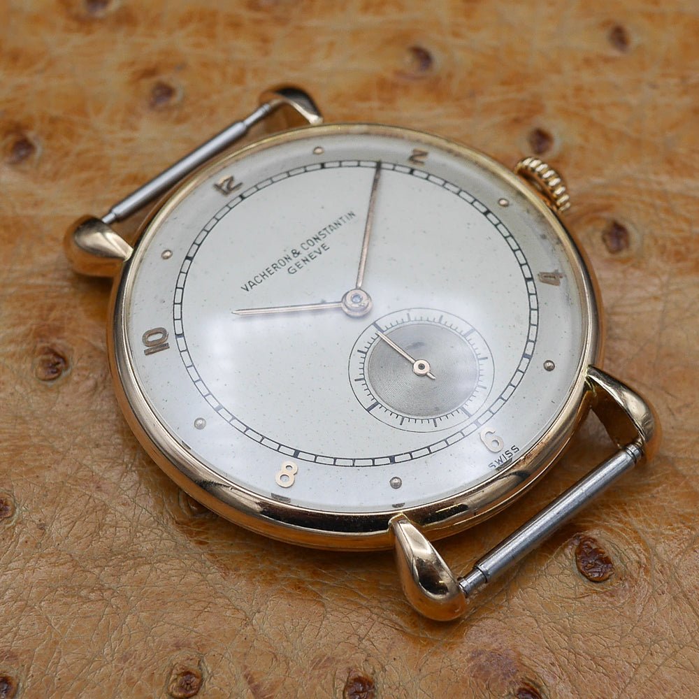 Vacheron&Constantin Round Center anse a gouttes in Yellow gold. Circa: 1945