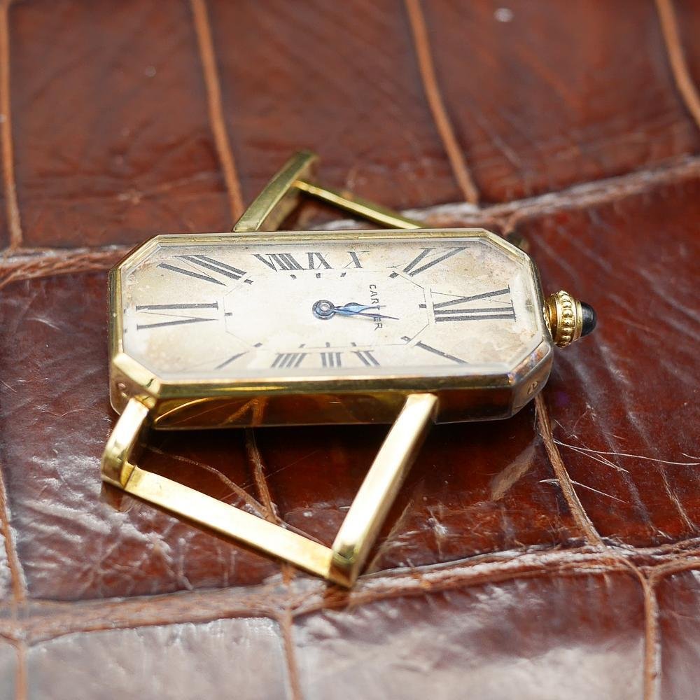 Cartier Driver watch in Yellow gold. Circa: 1930.