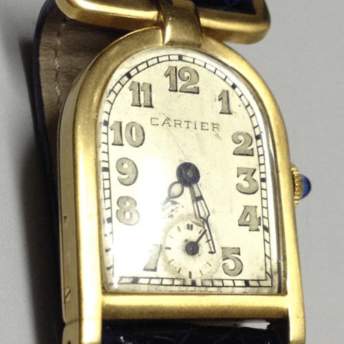 Cartier Horse shoe in Yellow gold 14kt. Circa:1940.