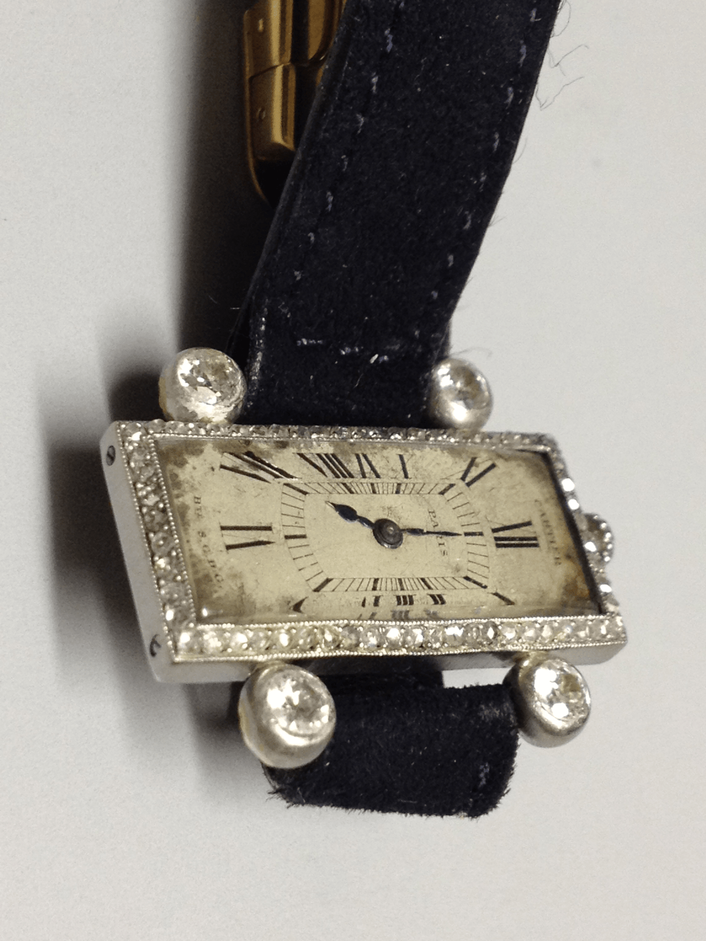 Cartier Jewellery Dress Watch in White Gold, Circa 1930.