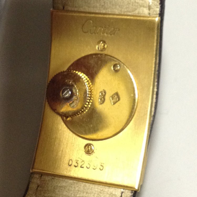 Cartier Rectangular Dress Watch in Yellow Gold, Circa 1970 - Pires - Mauboussin