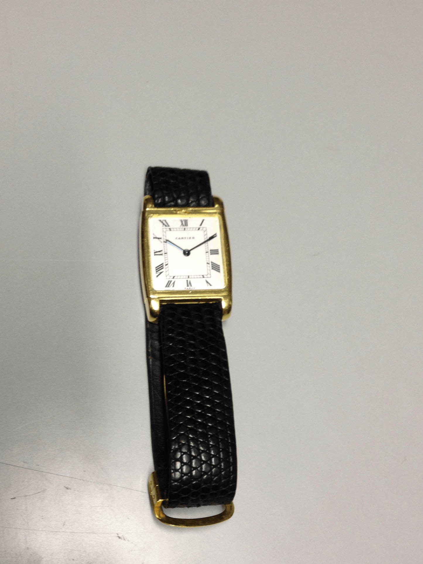 Cartier Tank Reverso in Yellow gold. Circa: 1979