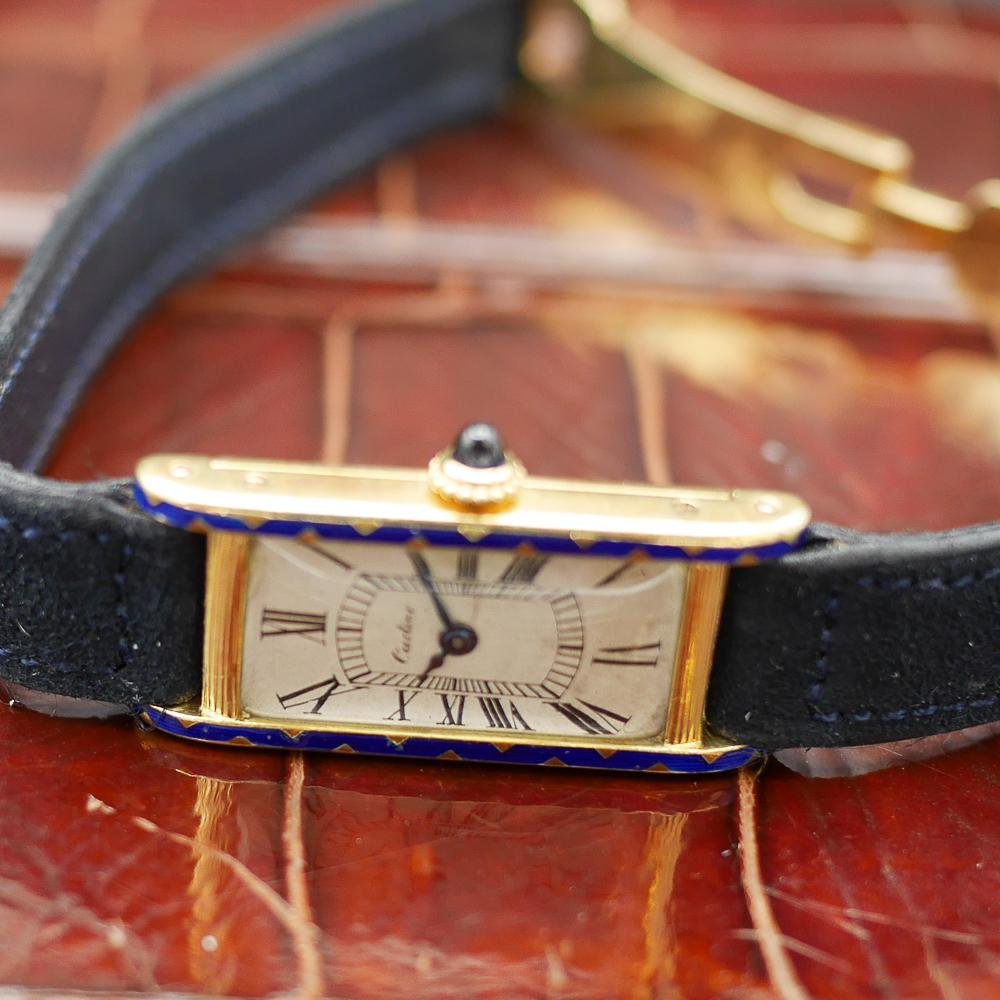 Cartier Tank in Yellow gold. Circa: 1930.