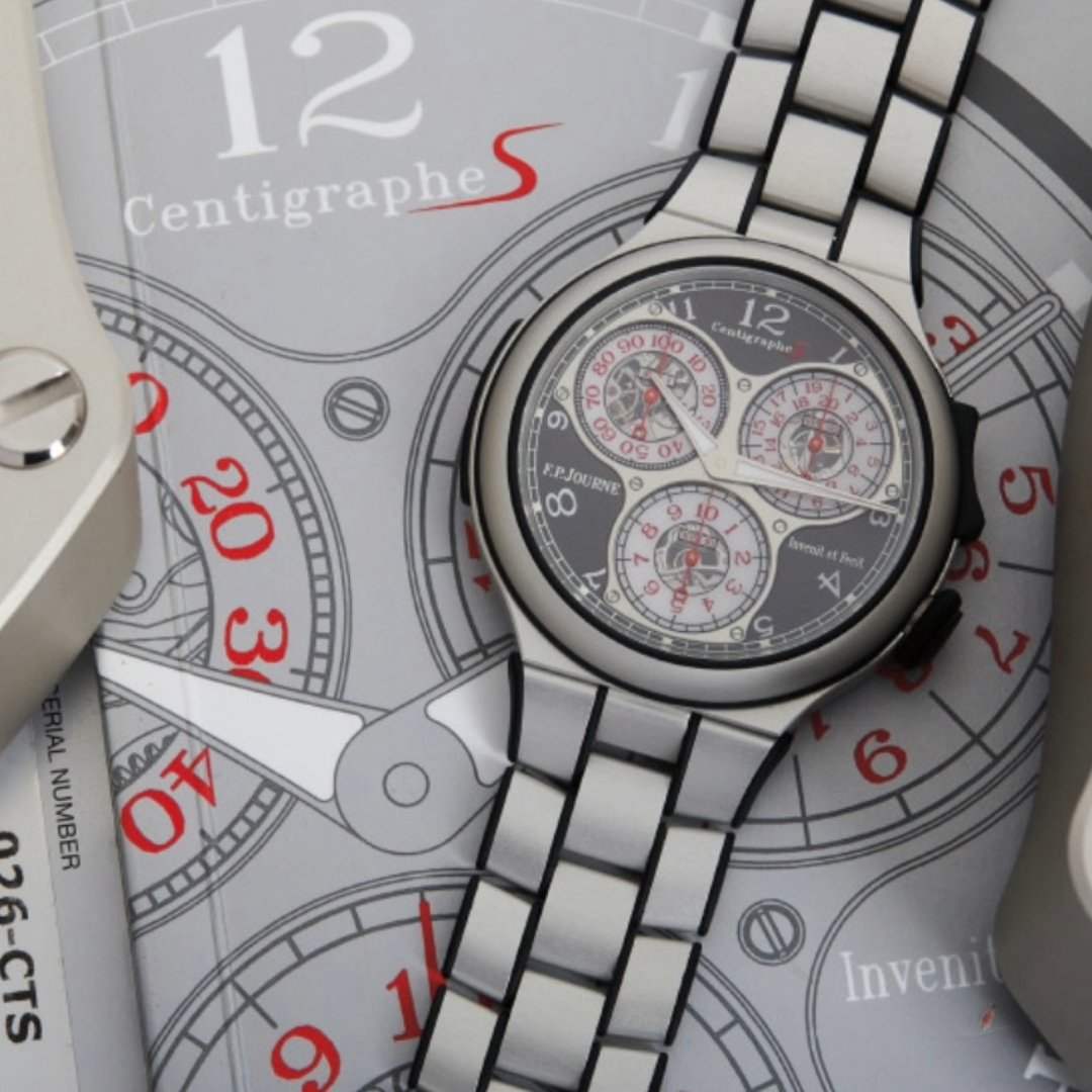F.P. Journe Centigraphe Sport 2017, aluminium case, NOS, full set, unworn, rare collector’s timepiece.