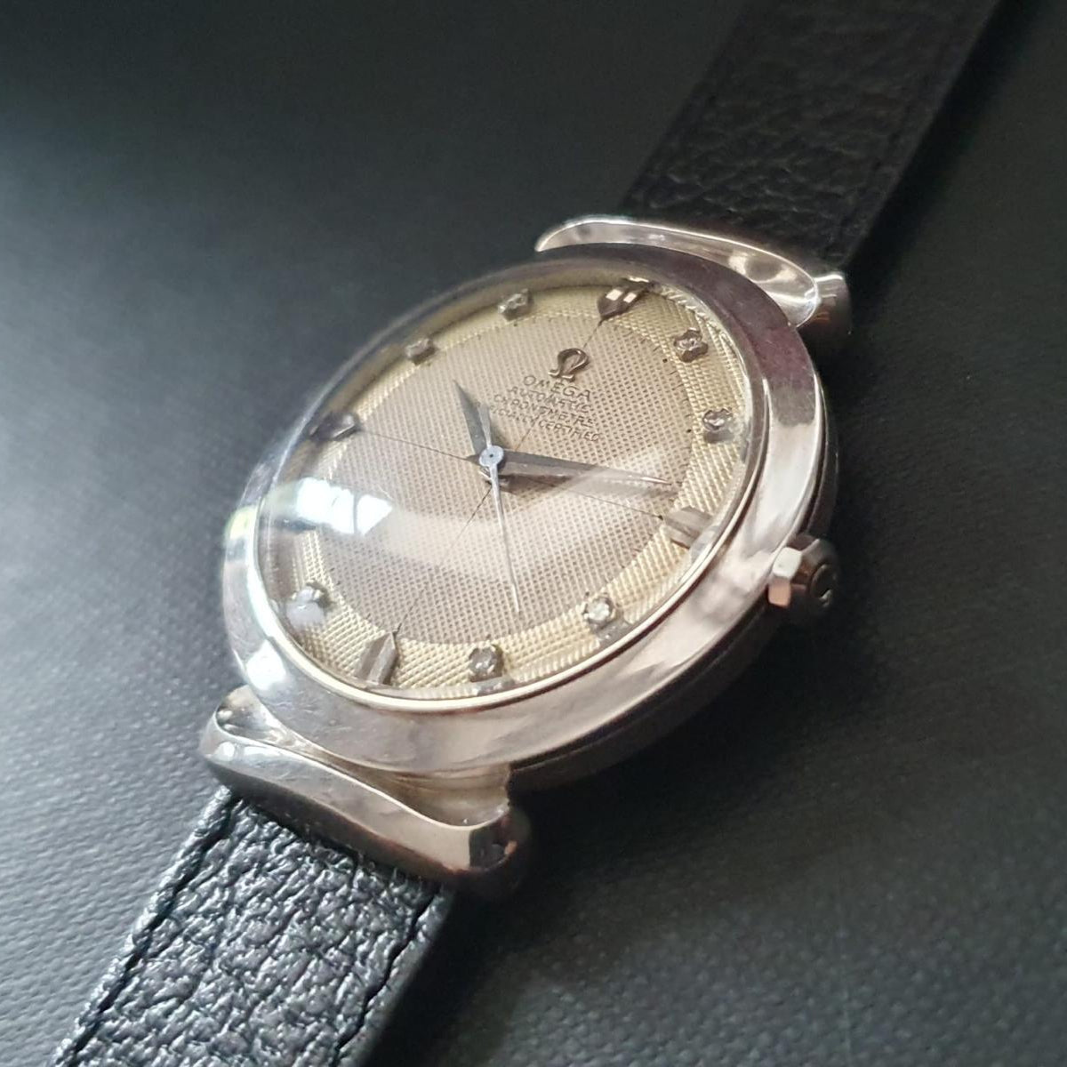 Omega Constellation Chronometer De Luxe REF: 14327 Platinum - Pires - Mauboussin