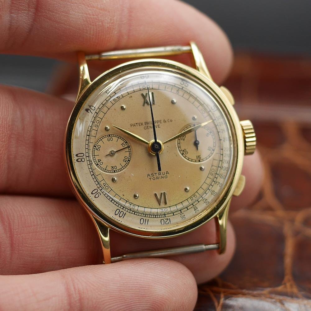Patek Philippe Chronograph Ref 533 Yellow Gold, Circa 1940 - Pires - Mauboussin