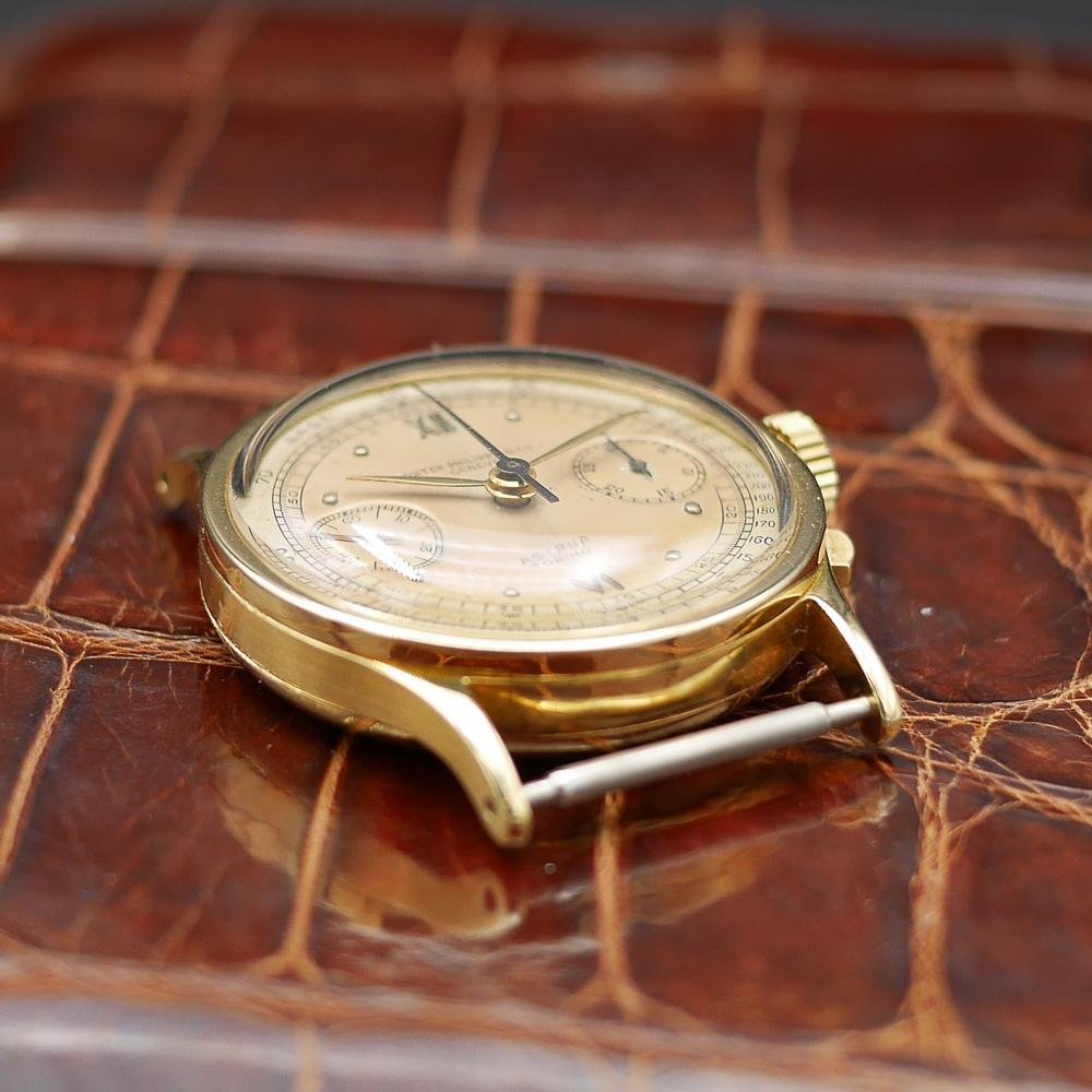 Patek Philippe Chronograph Ref 533 Yellow Gold, Circa 1940 - Pires - Mauboussin