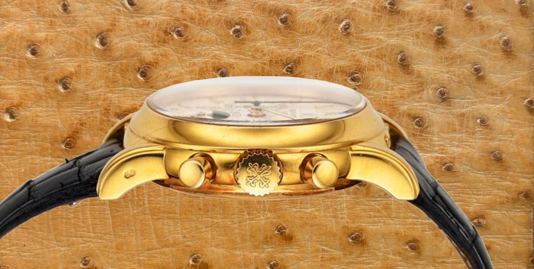 Patek Philippe Ref. 3970/E Perpetual Calendar Chronograph in Yellow Gold from 1990 - Pires - Mauboussin