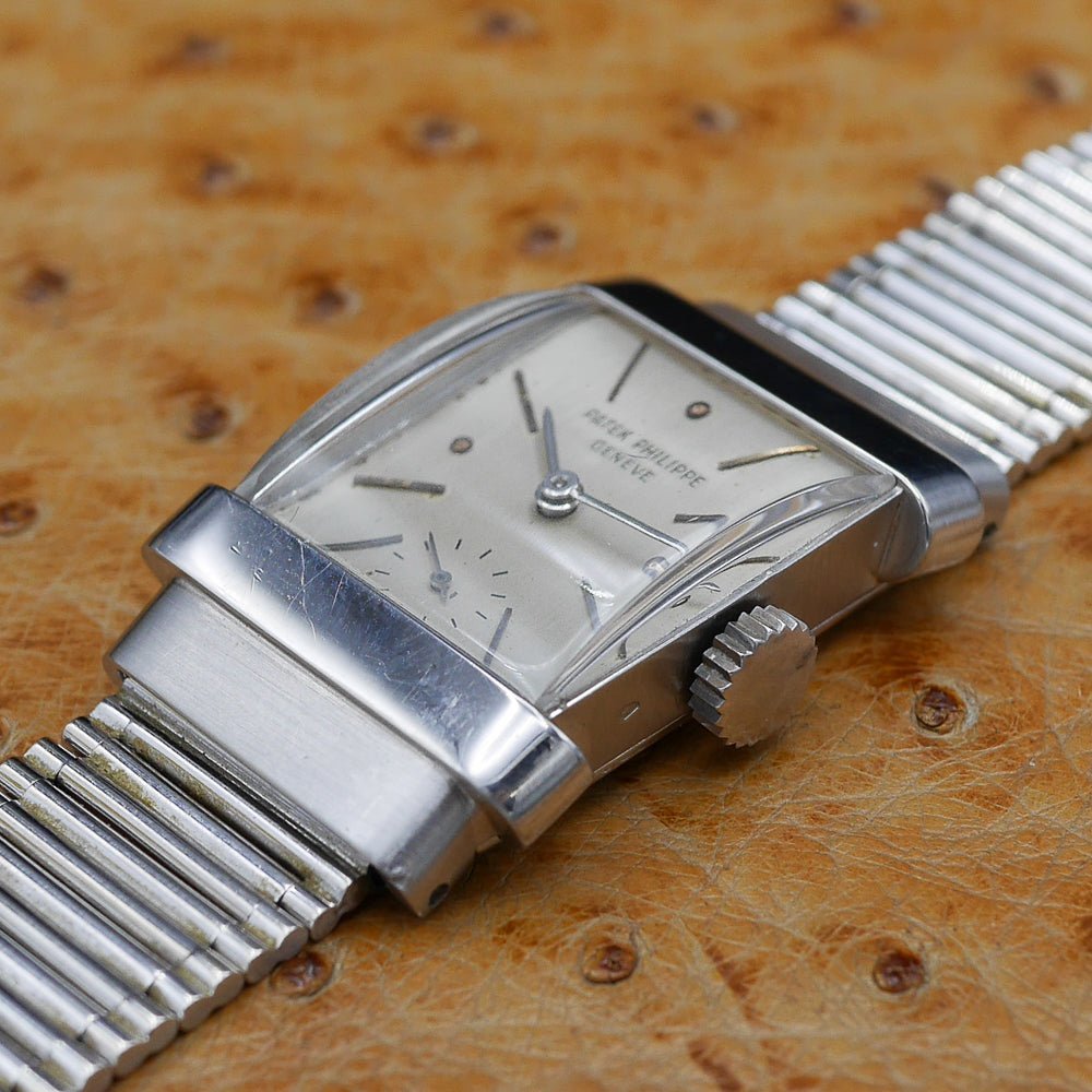 Patek Philippe Top Hat Ref 1450 in Platinum, Circa 1952 - Pires - Mauboussin