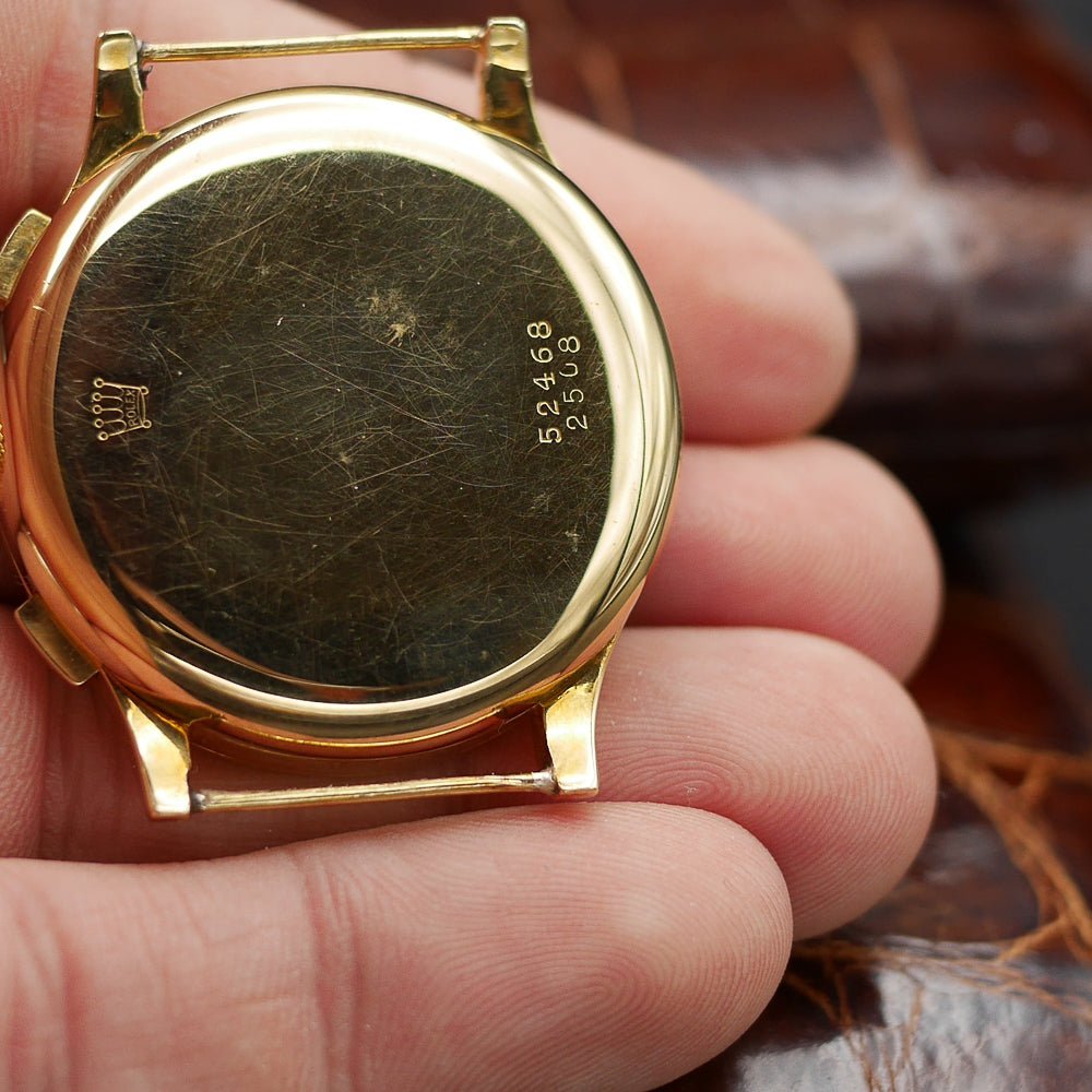 Rolex Chronograph Antimagnetic, Ref 2508 in Pink Gold, Circa 1950 - Pires - Mauboussin