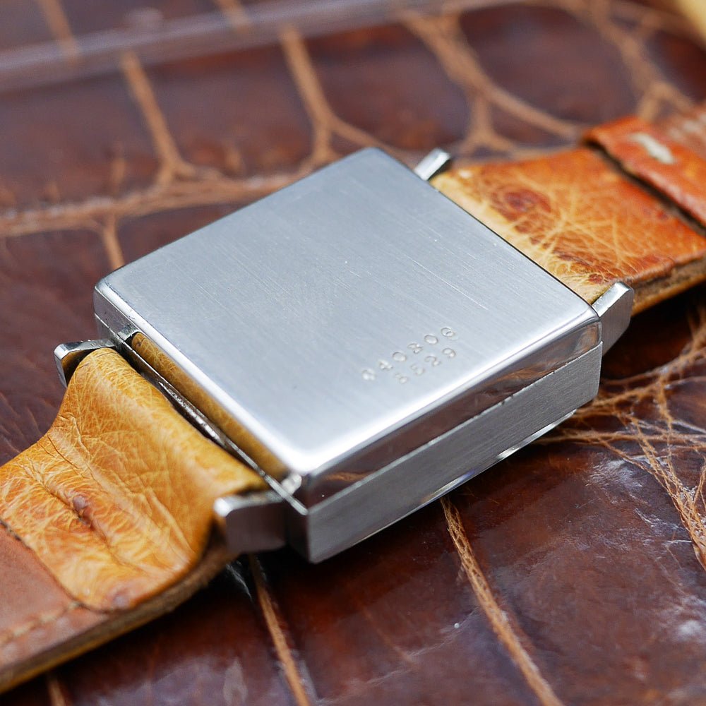 Rolex Chronograph, Ref 3529 in Stainless steel, Circa 1930.