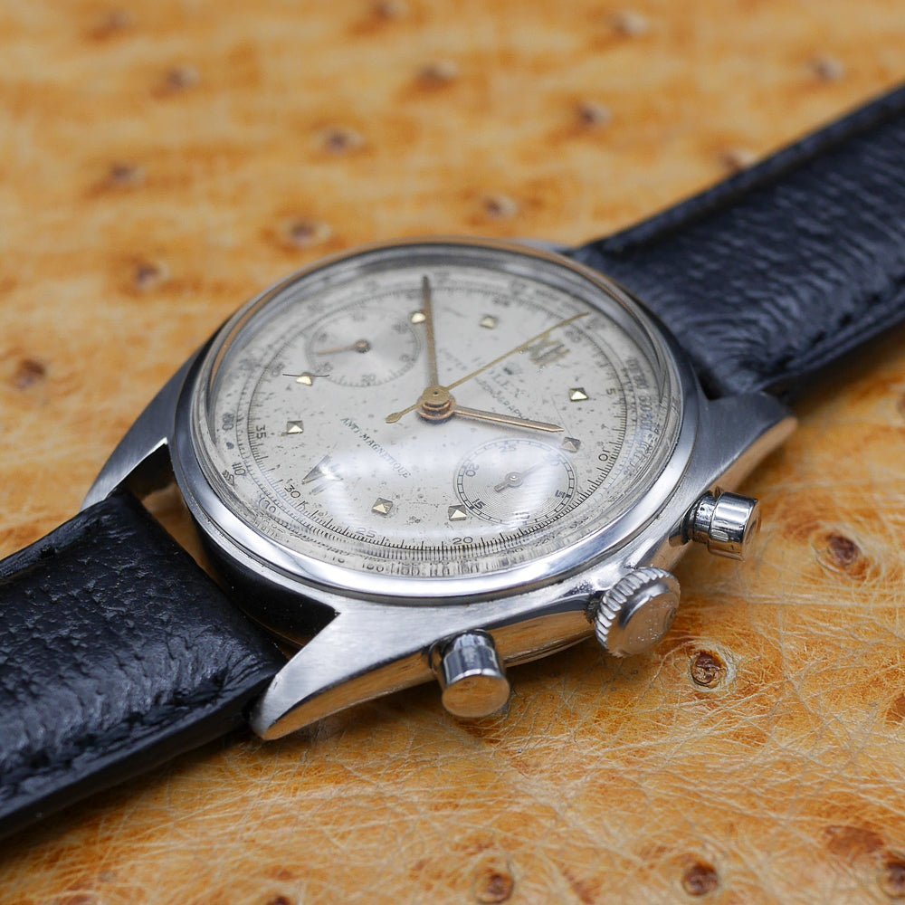 Rolex Chronograph Ref. 4500 Stainless Steel, Circa 1946 - Pires - Mauboussin