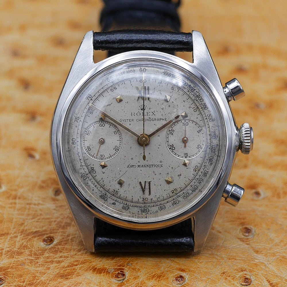 Rolex Chronograph Ref. 4500 Stainless Steel, Circa 1946 - Pires - Mauboussin