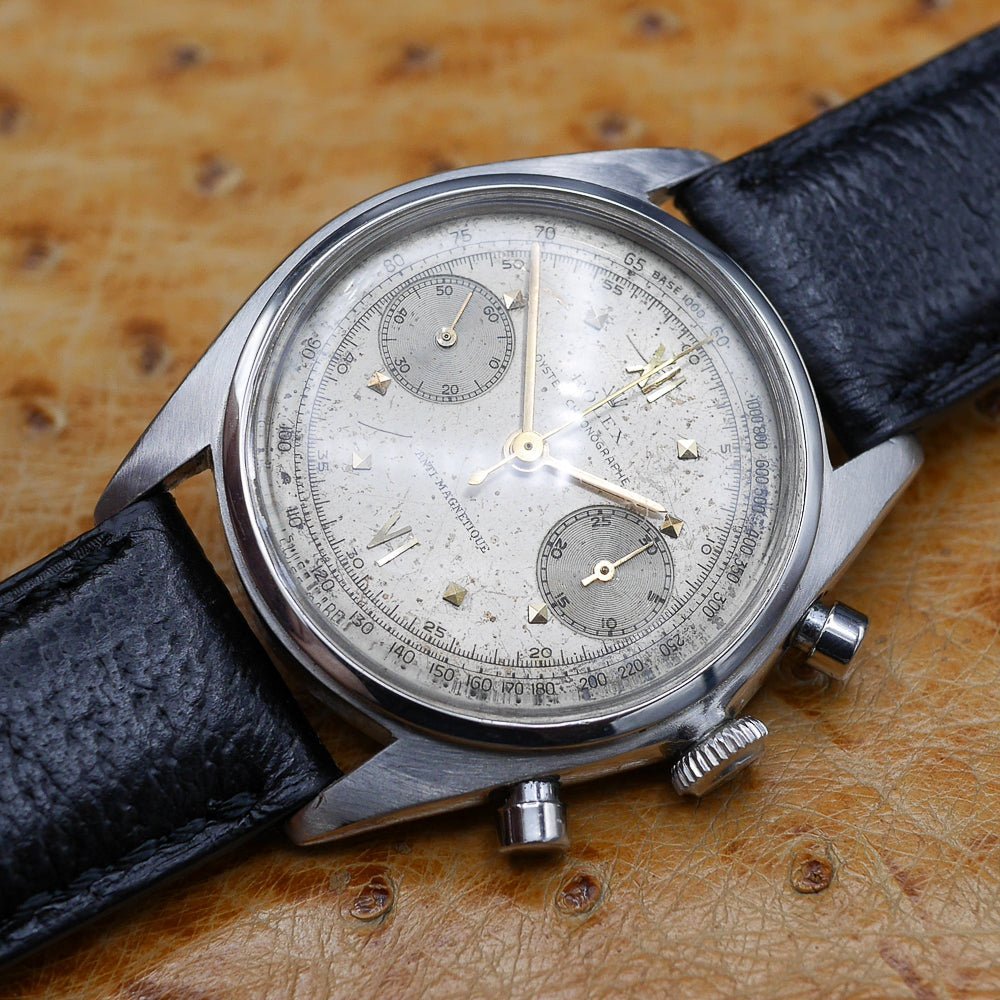 Rolex Chronograph Ref. 4500 Stainless Steel, Circa 1946 - Pires - Mauboussin