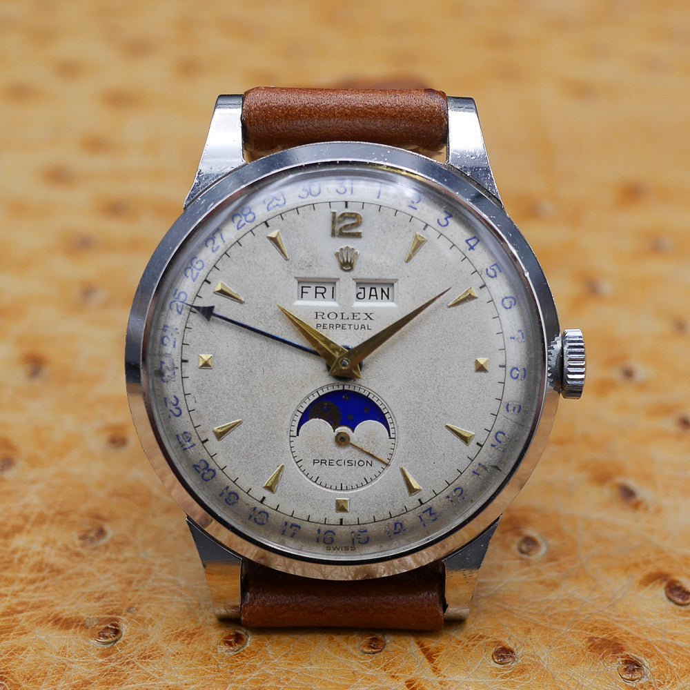 Rolex Perpetual Padellone, Ref 8171 in Stainless Steel, Circa 1951 - Pires - Mauboussin