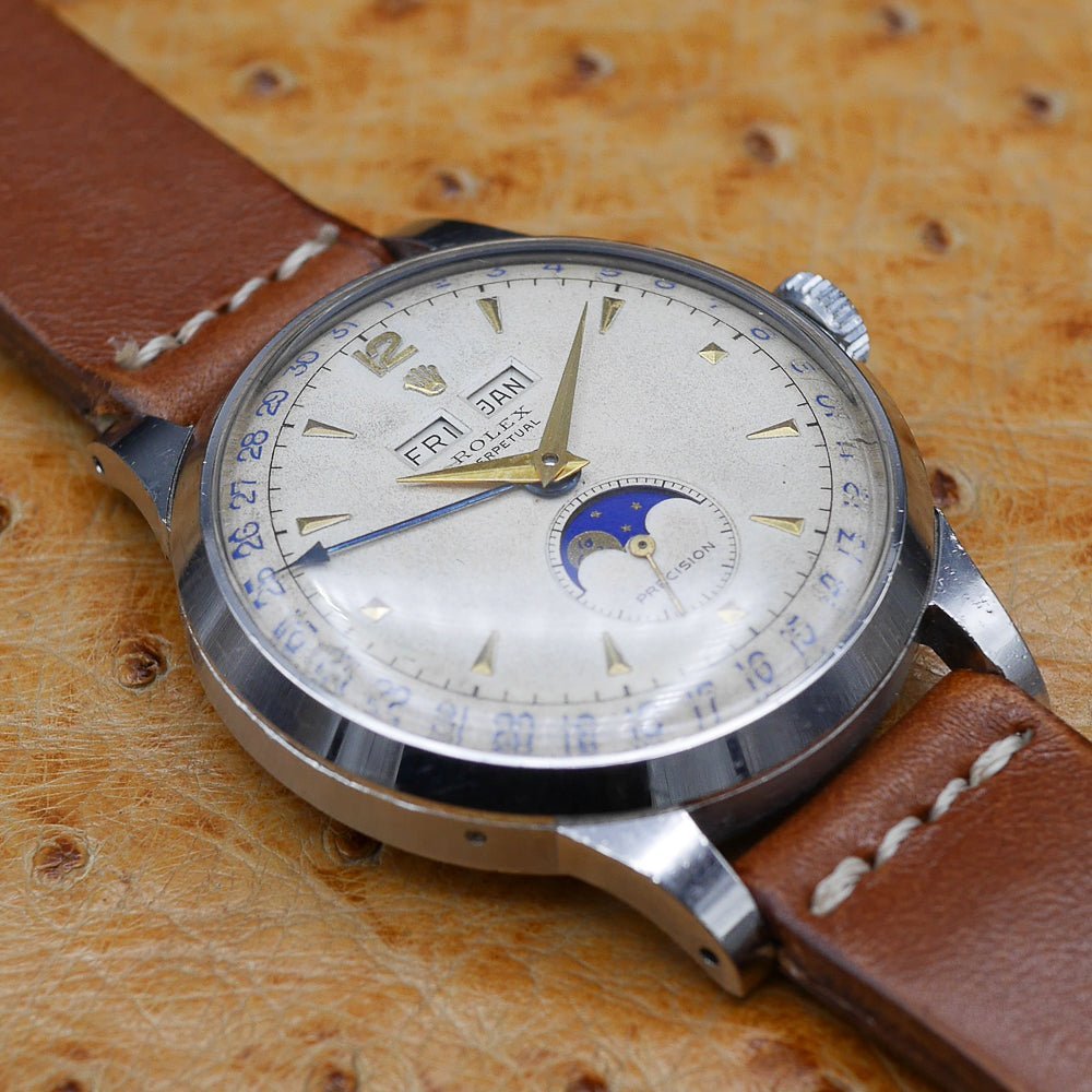 Rolex Perpetual Padellone, Ref 8171 in Stainless Steel, Circa 1951 - Pires - Mauboussin