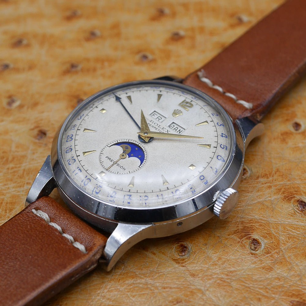 Rolex Perpetual Padellone, Ref 8171 in Stainless Steel, Circa 1951 - Pires - Mauboussin