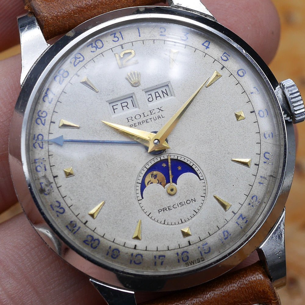 Rolex Perpetual Padellone, Ref 8171 in Stainless Steel, Circa 1951 - Pires - Mauboussin