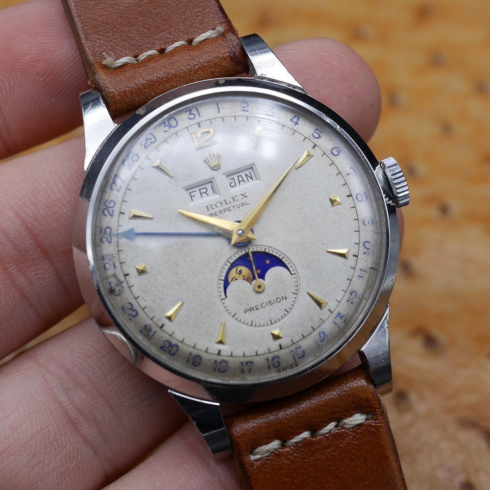 Rolex Perpetual Padellone, Ref 8171 in Stainless Steel, Circa 1951 - Pires - Mauboussin