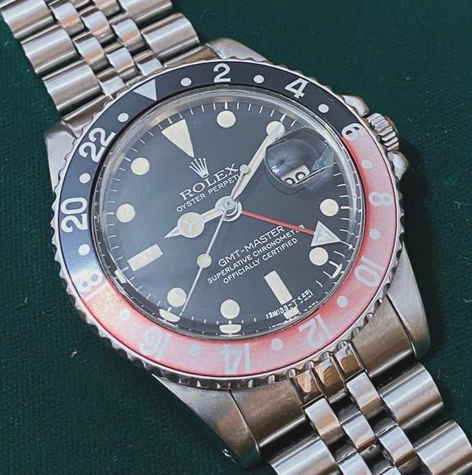 Vintage Rolex GMT Master Ref. 1675 Full Set 1978